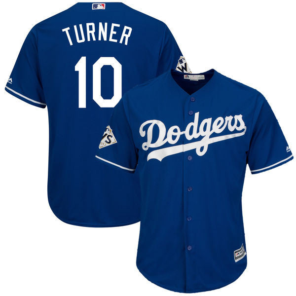 Custom Fan-Made Justin Turner Bound Los Angeles Dodgers #10 2017 Baseball Jersey