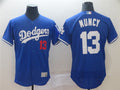 Custom Fan-Made Max Muncy Los Angeles Dodgers #13 Baseball Jersey