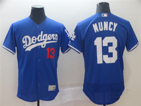 Custom Fan-Made Max Muncy Los Angeles Dodgers #13 Baseball Jersey