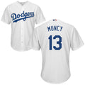 Custom Fan-Made Max Muncy Los Angeles Dodgers #13 White Baseball Jersey