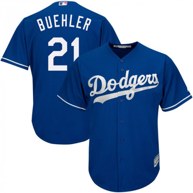 Custom Fan-Made Walker Buehler Los Angeles Dodgers #21 Baseball Jersey