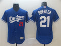 Custom Fan-Made Walker Buehler Los Angeles Dodgers #21 Baseball Jersey