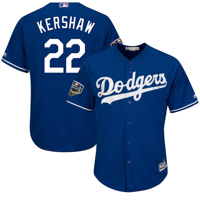 Custom Fan-Made Clayton Kershaw Los Angeles Dodgers #22 2018 Baseball Jersey