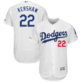 Custom Fan-Made Clayton Kershaw Los Angeles Dodgers #22 White Baseball Jersey