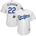 Custom Fan-Made Clayton Kershaw Los Angeles Dodgers #22 White 2018 Baseball Jersey