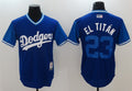 Custom Fan-Made Adrian Gonzalez El Titan Los Angeles Dodgers #23 2017 Baseball Jersey