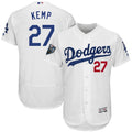 Custom Fan-Made Matt Kemp Los Angeles Dodgers #27 White 2018 Baseball Jersey