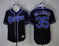 Custom Fan-Made Cody Bellinger Los Angeles Dodgers #35 Black Baseball Jersey