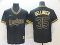 Custom Fan-Made Cody Bellinger Los Angeles Dodgers #35 Black Baseball Jersey