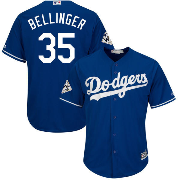 Custom Fan-Made Cody Bellinger Bound Los Angeles Dodgers #35 2017 Baseball Jersey