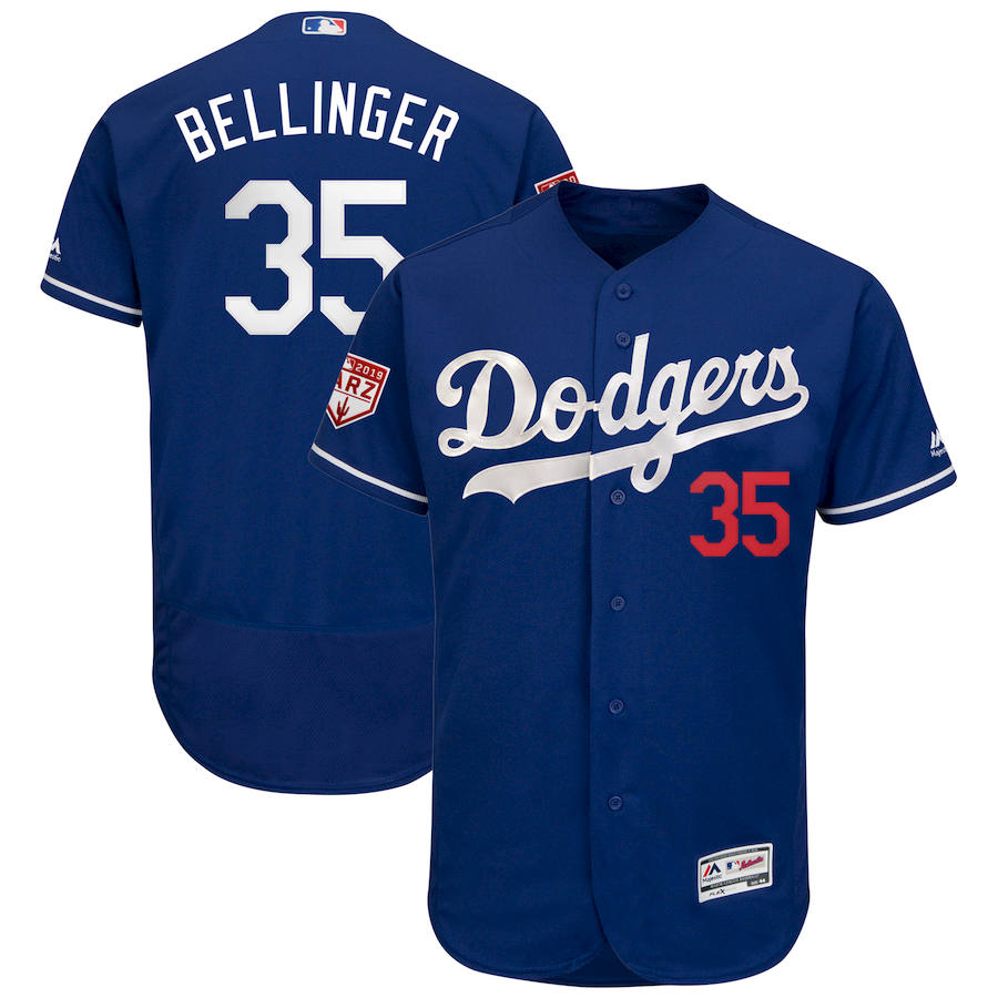 Custom Fan-Made Cody Bellinger Spring Training Los Angeles Dodgers #35 2019 Baseball Jersey