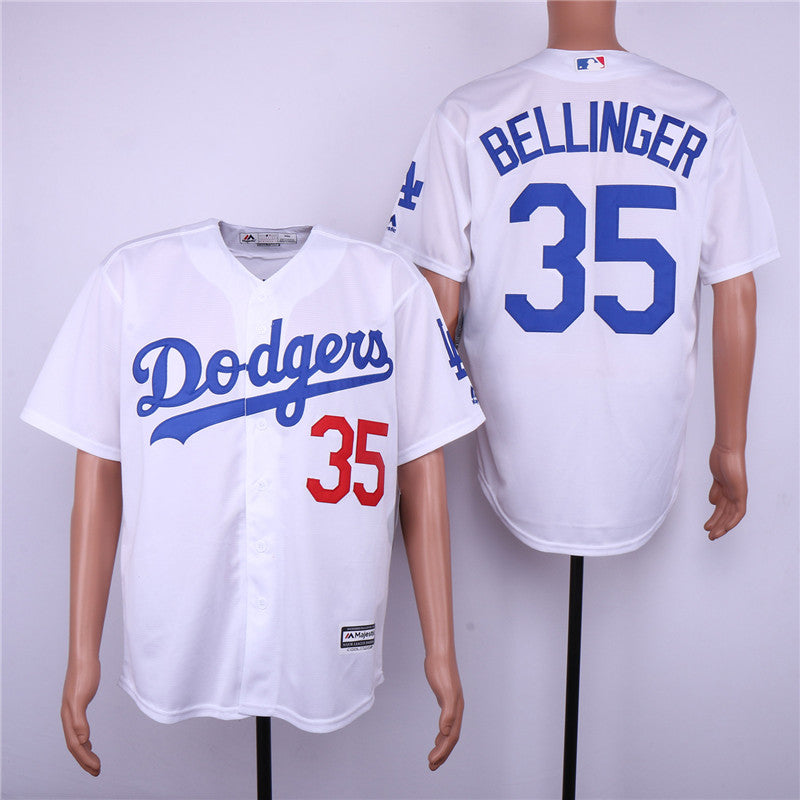 Custom Fan-Made Cody Bellinger Los Angeles Dodgers #35 White Baseball Jersey