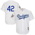 Custom Fan-Made Jackie Robinson Cooperstown Los Angeles Dodgers #42 White 2019 Baseball Jersey