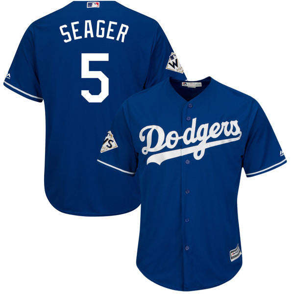 Custom Fan-Made Corey Seager Bound Los Angeles Dodgers #5 2017 Baseball Jersey