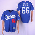 Custom Fan-Made Yasiel Puig Los Angeles Dodgers #66 Baseball Jersey