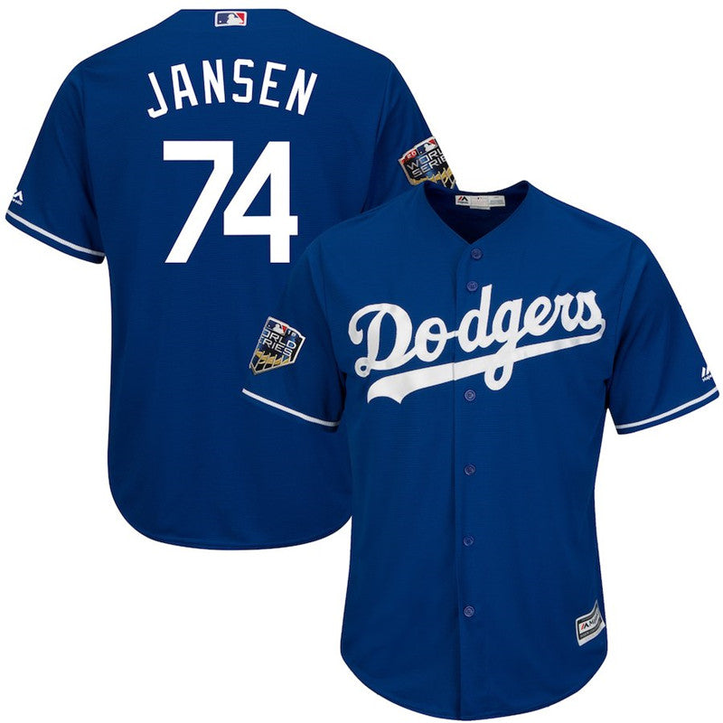 Custom Fan-Made Kenley Jansen Los Angeles Dodgers #74 2018 Baseball Jersey