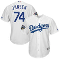 Custom Fan-Made Kenley Jansen Los Angeles Dodgers #74 White 2018 Baseball Jersey