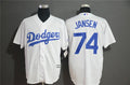 Custom Fan-Made Kenley Jansen Los Angeles Dodgers #74 White Baseball Jersey