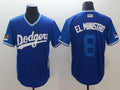 Custom Fan-Made Manny Machado El Ministro Los Angeles Dodgers #8 2018 Baseball Jersey