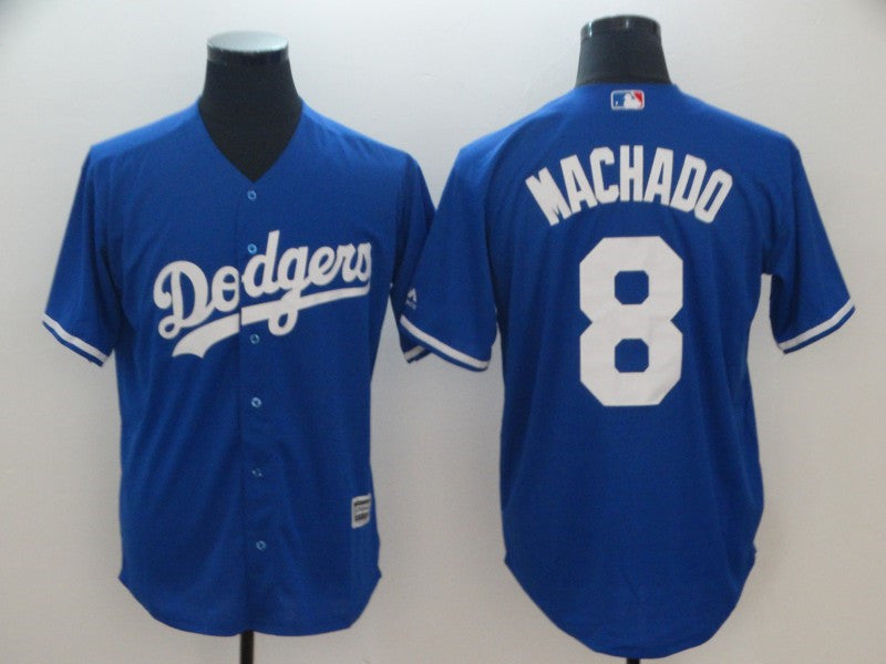 Custom Fan-Made Manny Machado Los Angeles Dodgers #8 Baseball Jersey