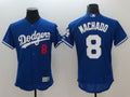 Custom Fan-Made Manny Machado Los Angeles Dodgers #8 Baseball Jersey