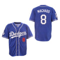 Custom Fan-Made Manny Machado Design Los Angeles Dodgers #8 Baseball Jersey