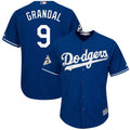 Custom Fan-Made Yasmani Grandal Bound Los Angeles Dodgers #9 2017 Baseball Jersey