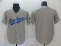 Custom Fan-Made Gray Los Angeles Dodgers Baseball Jersey Los Angeles Dodgers Grey Baseball Jersey