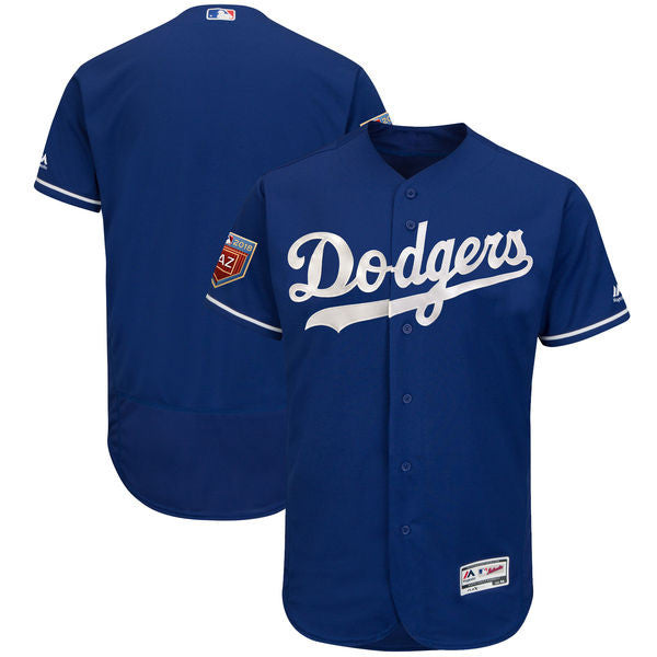 Custom Fan-Made Spring Training Royal 2018 Los Angeles Dodgers Baseball Jersey Los Angeles Dodgers 2018 Baseball Jersey