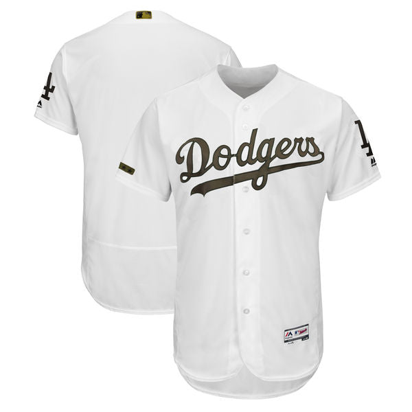 Custom Fan-Made White 2018 Los Angeles Dodgers Baseball Jersey Los Angeles Dodgers White 2018 Baseball Jersey