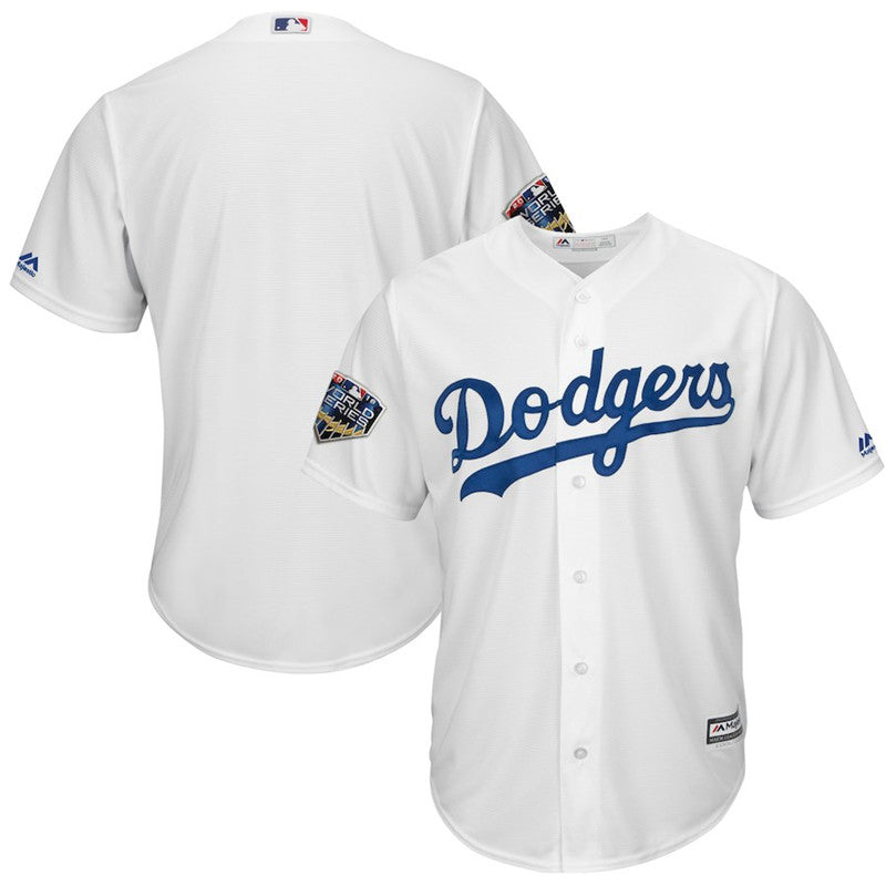 Custom Fan-Made White 2018 Los Angeles Dodgers Baseball Jersey Los Angeles Dodgers White 2018 Baseball Jersey