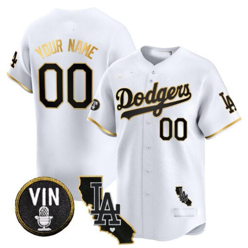 Custom gold baseball jersey back view | GameDay Jerseys