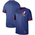 Custom Fan-Made Blue Throwback Baseball Jersey Style Blue Throwback Baseball Jersey