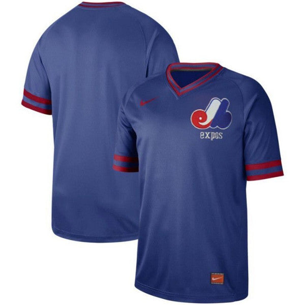 Custom Fan-Made Blue Throwback Baseball Jersey Style Blue Throwback Baseball Jersey