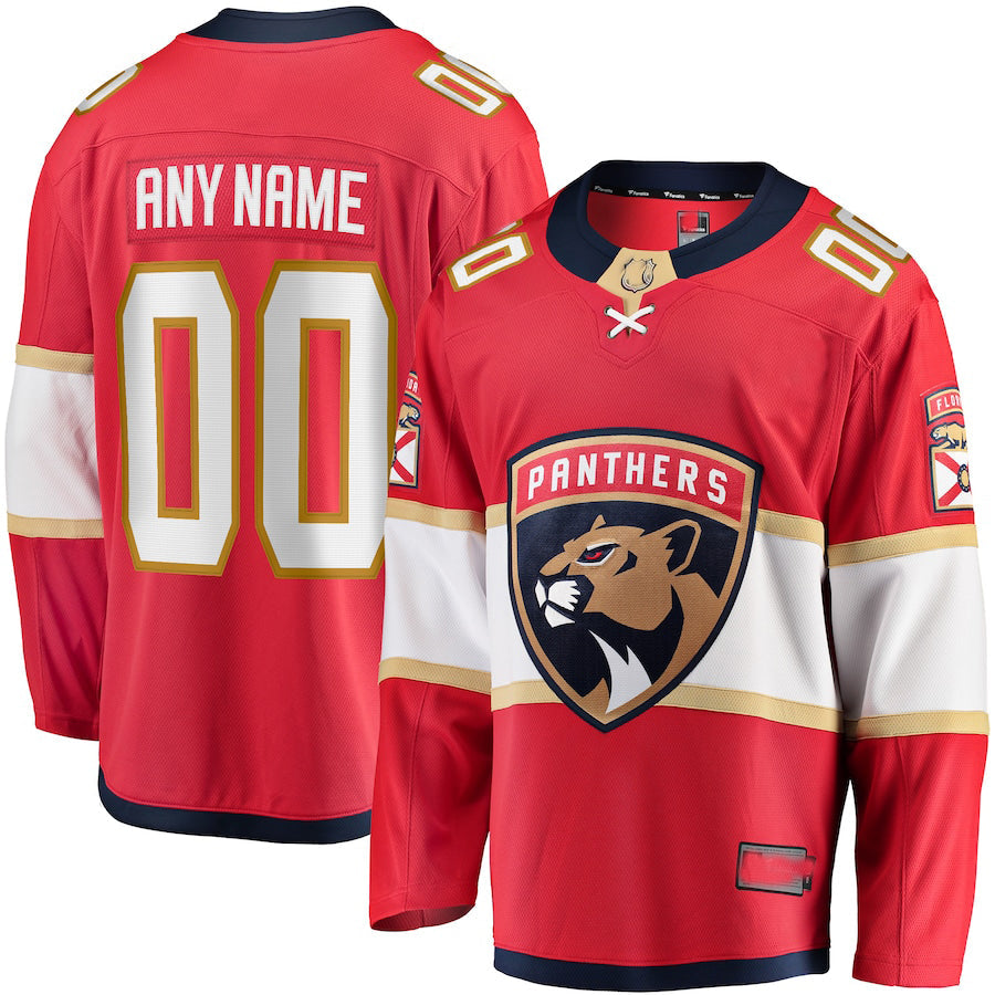 Custom Red FLA Hockey Shirt Top