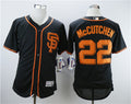 Custom Fan-Made Andrew McCutchen San Francisco Giants #22 Black Baseball Jersey