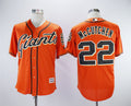 Custom Fan-Made Andrew McCutchen San Francisco Giants #22 Orange Baseball Jersey