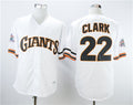 Custom Fan-Made Will Clark San Francisco Giants #22 1989 Throwback Baseball Jersey