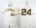 Custom Fan-Made Willie Mays San Francisco Giants #24 Baseball Jersey