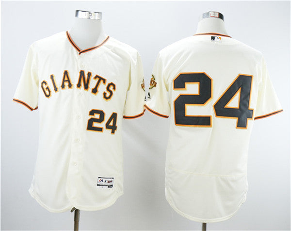 Custom Fan-Made Willie Mays San Francisco Giants #24 Baseball Jersey