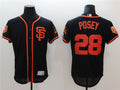 Custom Fan-Made Buster Posey Spring Training San Francisco Giants #28 Black 2018 Baseball Jersey