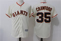 Custom Fan-Made Brandon Crawford San Francisco Giants #35 Baseball Jersey