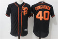 Custom Fan-Made Madison Bumgarner San Francisco Giants #40 Black Baseball Jersey