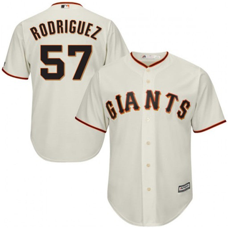 Custom Fan-Made Derek Rodriguez San Francisco Giants #57 Baseball Jersey