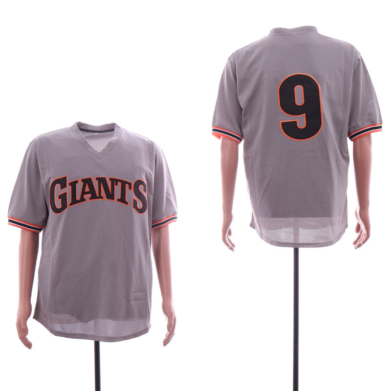 Custom Fan-Made Matt Williams BP San Francisco Giants #9 Grey Baseball Jersey