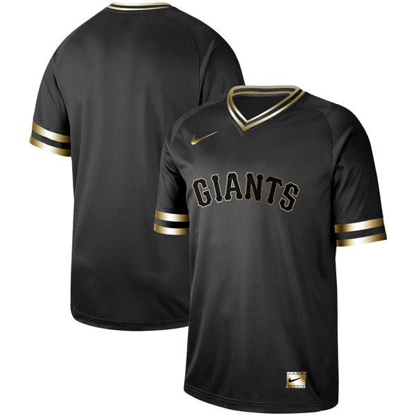 Custom Fan-Made Black San Francisco Giants Baseball Jersey San Francisco Giants Black Baseball Jersey