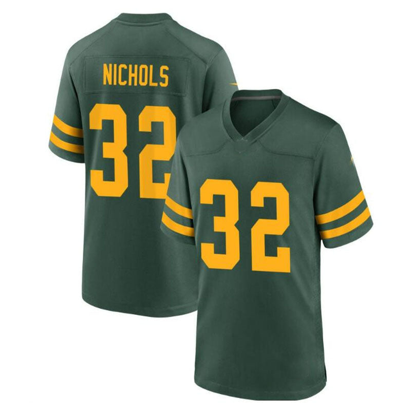 Custom green football jersey #32 | GameDay Jerseys