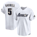 Houston Astros #5 Jeff Bagwell Throwback Cooperstown Collection Limited Jersey - White Stitched Baseball Jersey