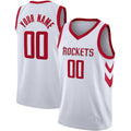 Custom H.Rockets Swingman Association Editio White Stitched Basketball Jersey