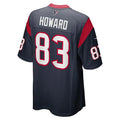 H.Texans #83 O.J. Howard Navy Game Player Jersey Stitched American Football Jerseys